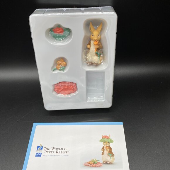 Vintage The World of Peter Rabbit Benjamin Bunny Figure Bandai Open Box VTG - Picture 7 of 12